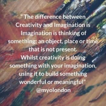 Difference between being creativity and imagination Difference between being creativity and imagination