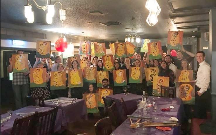 Paint Klimts The Kiss - Valentines day special! Paint Klimts The Kiss - Valentines day special!