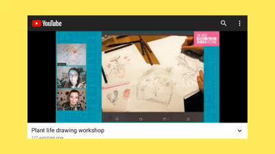 Plant drawing with a plant scientist virtual creative workshop Plant drawing with a plant scientist virtual creative workshop
