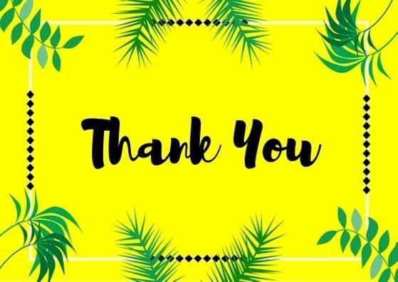 Thank you from M.Y.O Thank you from M.Y.O