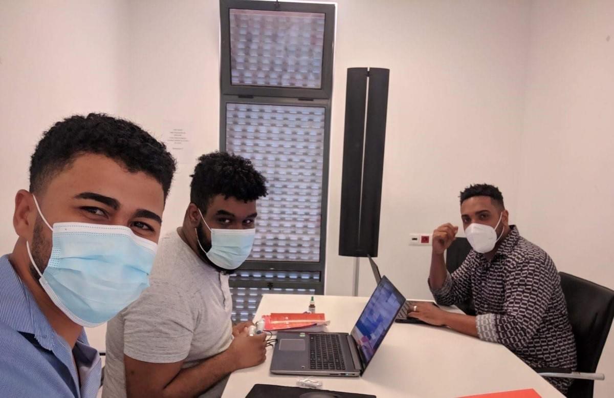 De oprichters van Health 2.0 aan het werk De oprichters van Health 2.0 aan het werk