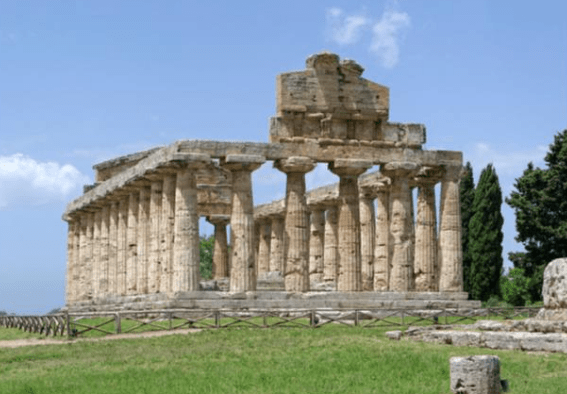 The Temple of Athena, Paestum The Temple of Athena, Paestum