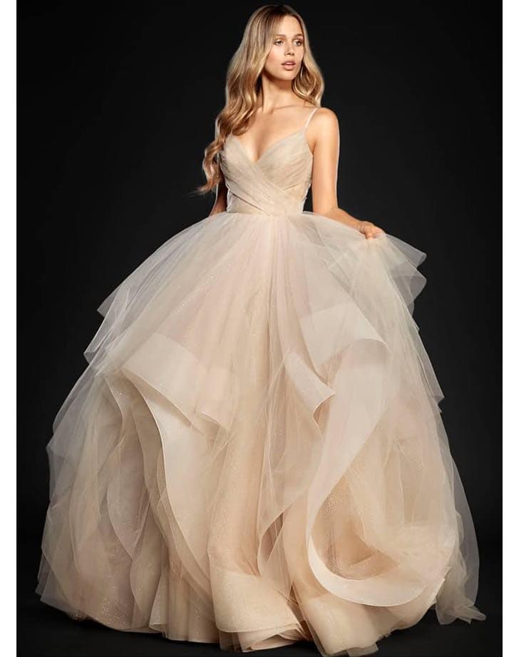 HAYLEY PAIGE CHANDON STARDUST TULLE BALLGOWN HAYLEY PAIGE CHANDON STARDUST TULLE BALLGOWN