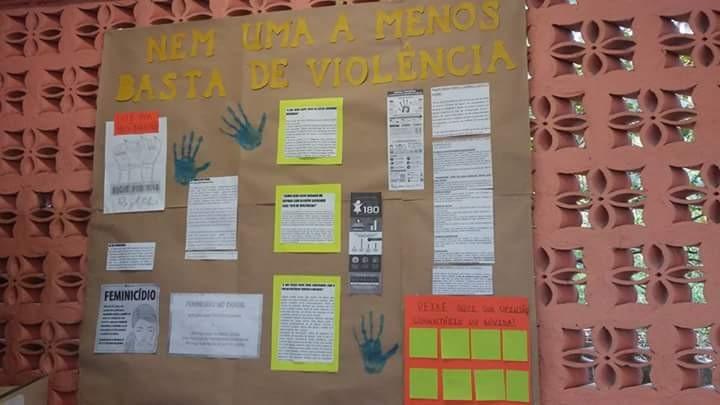 We make posters in school, to show what do in cases of violence against women. We make posters in school, to show what do in cases of violence against women.