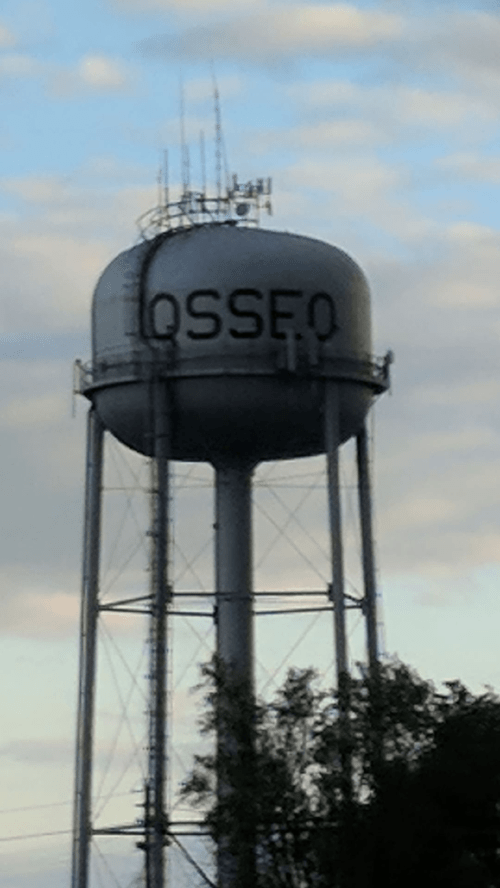 Water Tower in Osseo Water Tower in Osseo