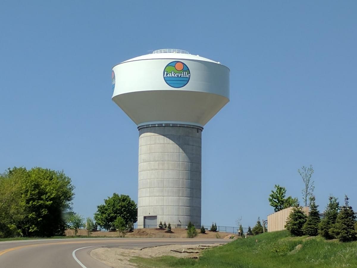 Water Tower in Lakeville Water Tower in Lakeville