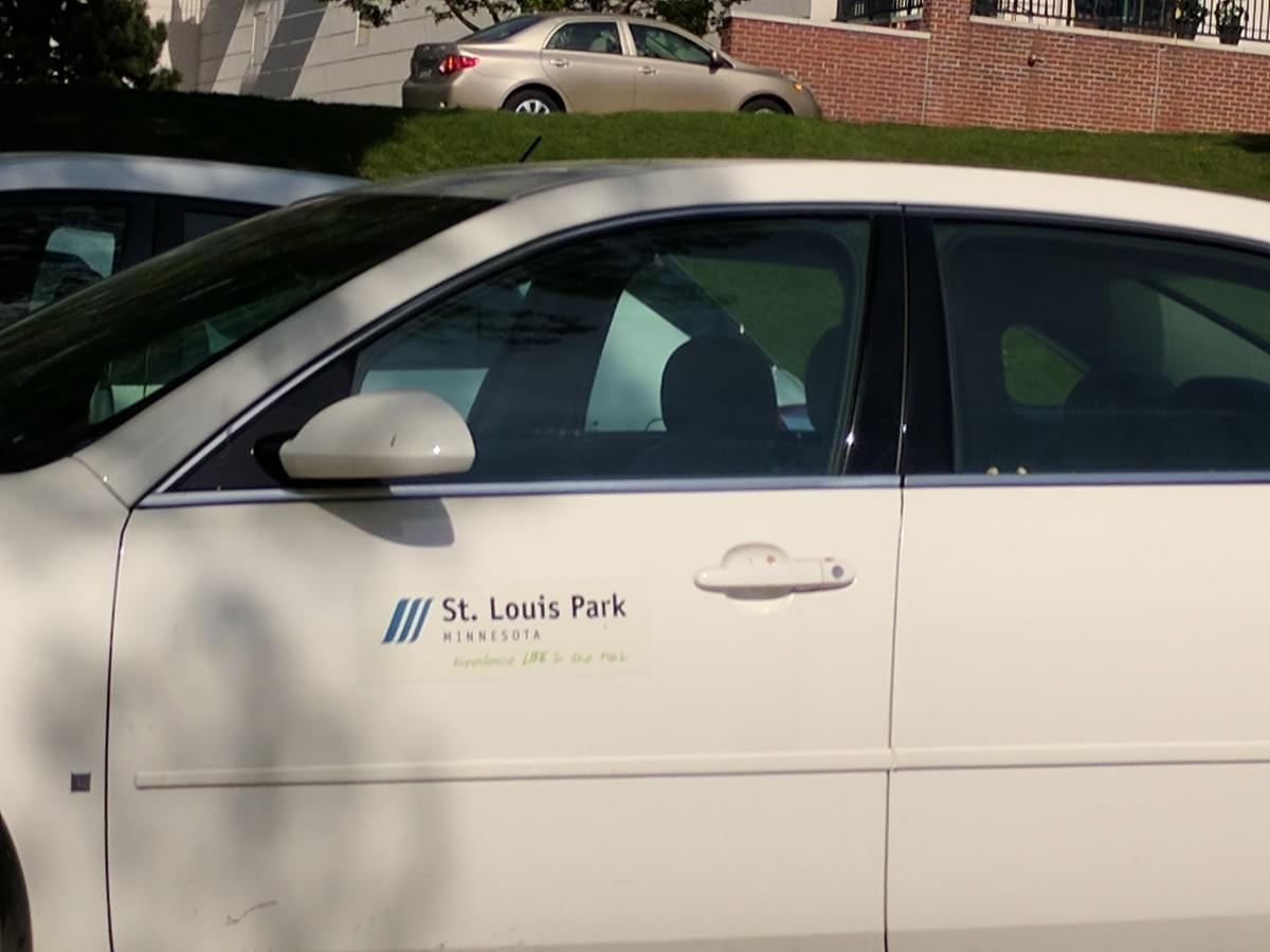 Vehicle in St. Louis Park Vehicle in St. Louis Park
