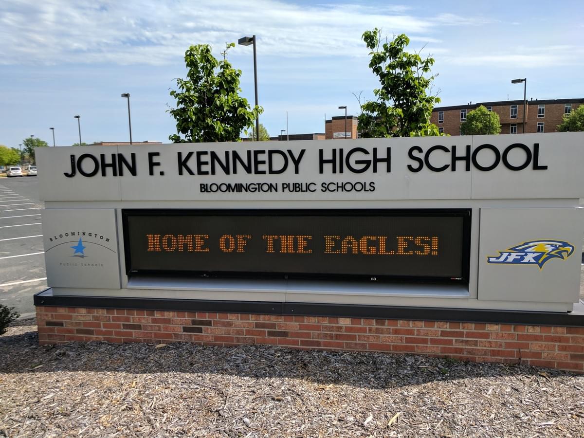 John F. Kennedy High School in Bloomington John F. Kennedy High School in Bloomington