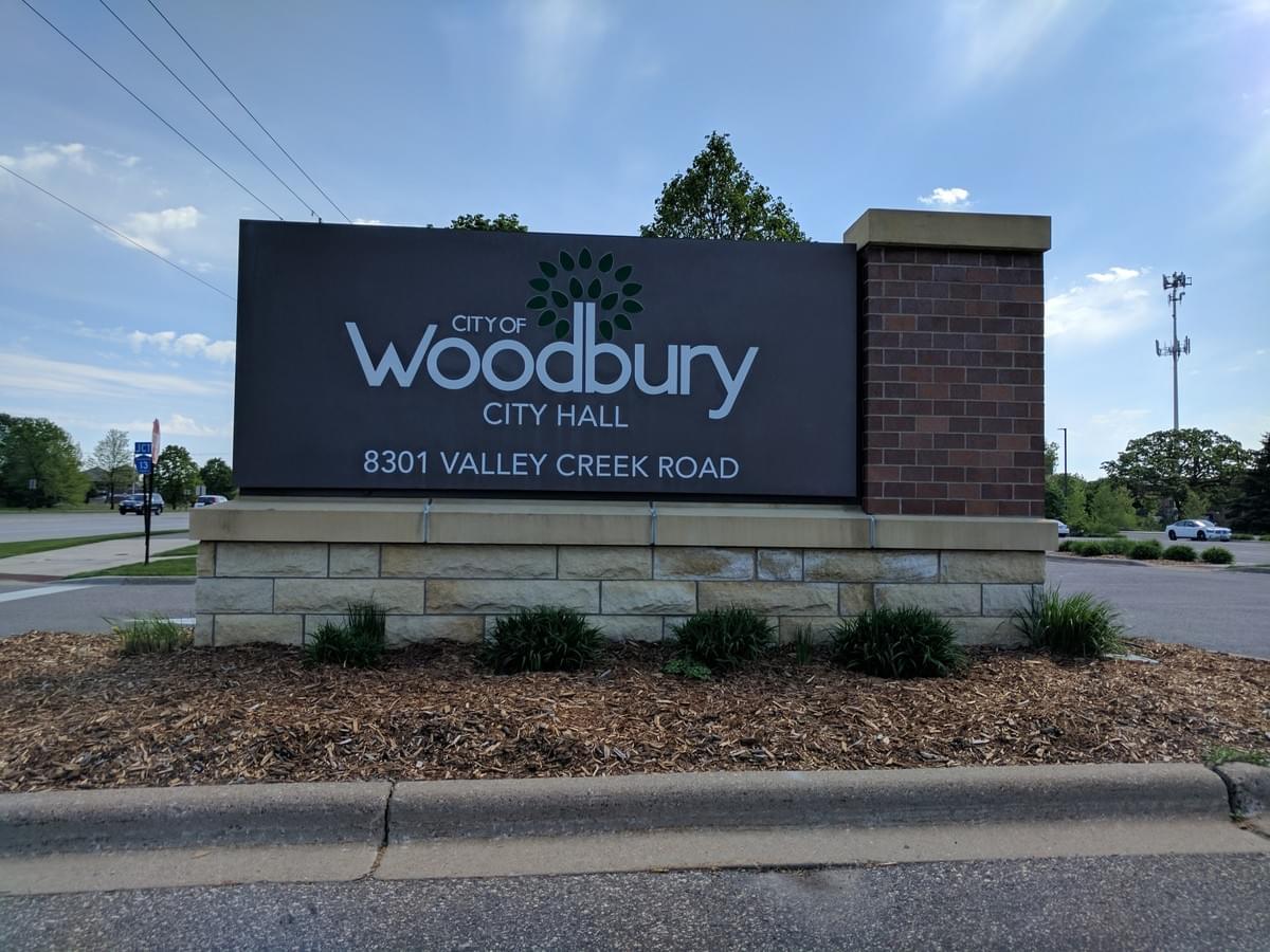 City Sign in Woodbury City Sign in Woodbury