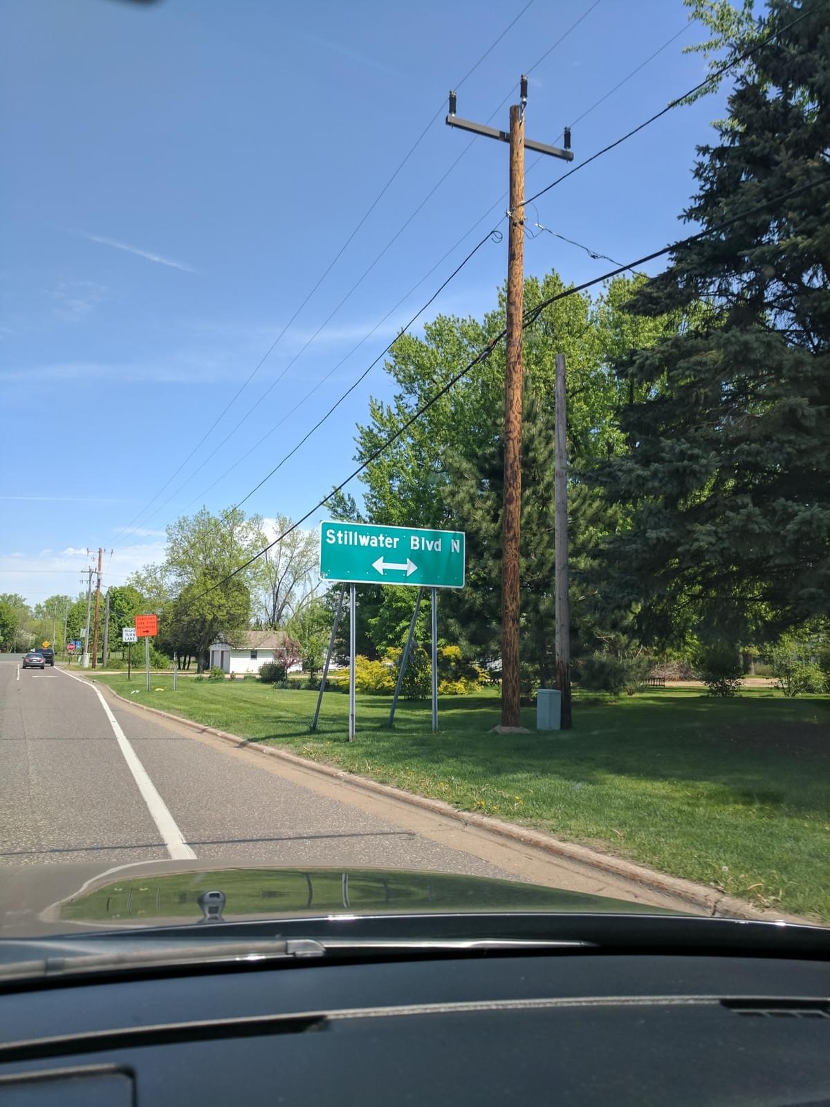 Road Sign in Lake Elmo Road Sign in Lake Elmo
