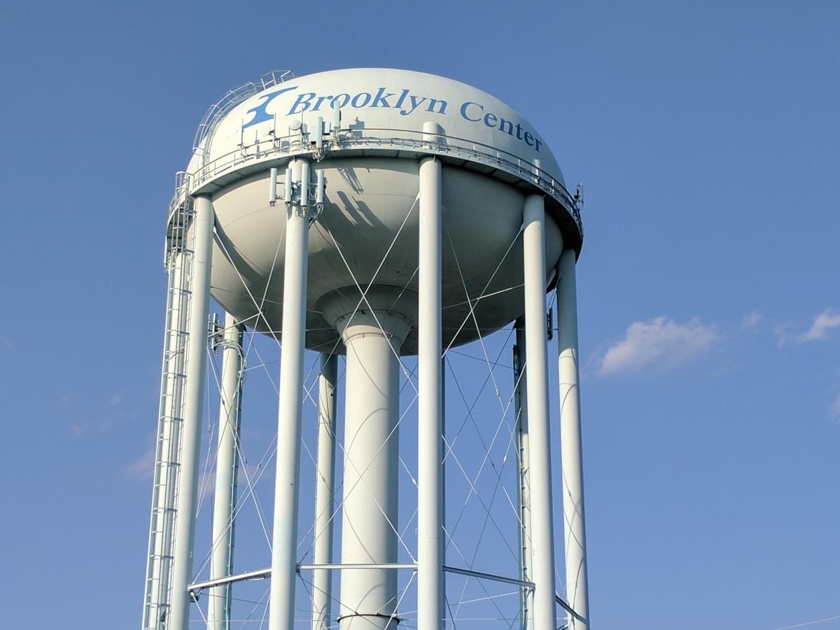 Water Tower In Brooklyn Center Water Tower In Brooklyn Center