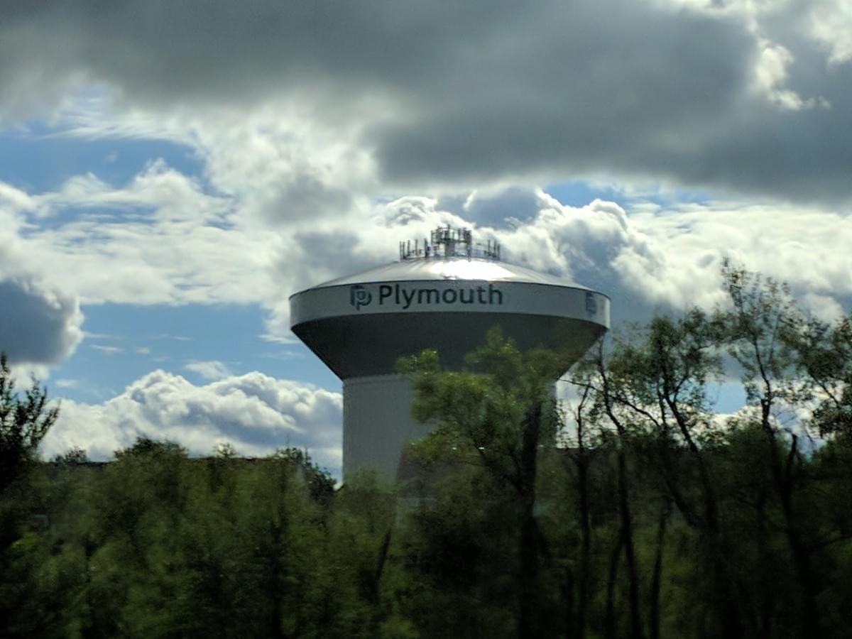 water Tower in Plymouth water Tower in Plymouth