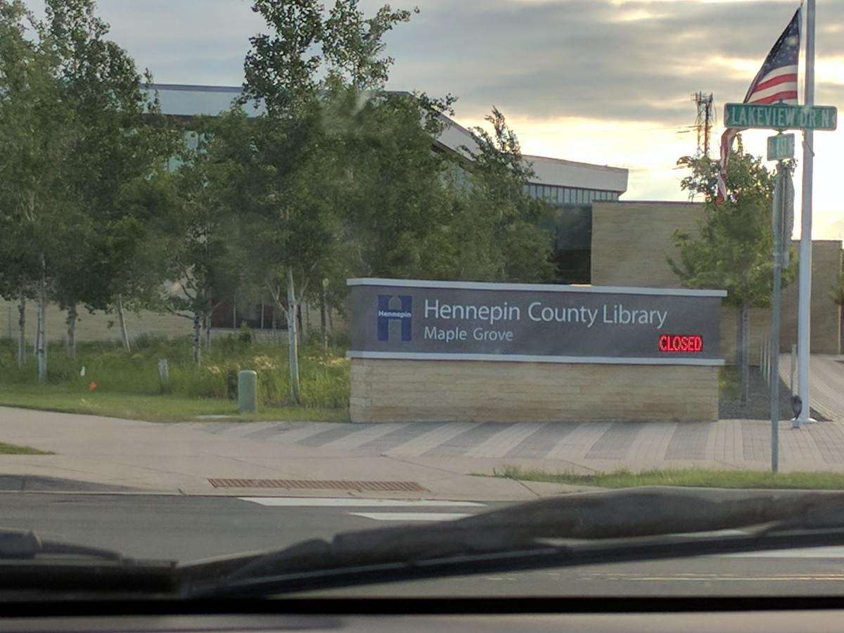Library in Maple Grove Library in Maple Grove