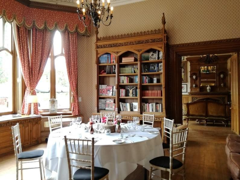 Oakley Court library Oakley Court library