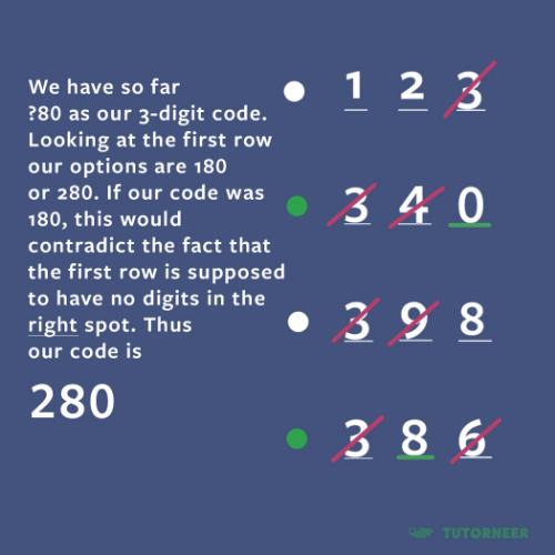 Test your mind with this unique math puzzle! Can you break the 3 digit code without looking at the solution? Test your mind with this unique math puzzle! Can you break the 3 digit code without looking at the solution?