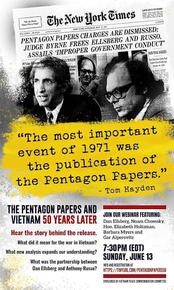 Pentagon Papers 50th anniversary Pentagon Papers 50th anniversary