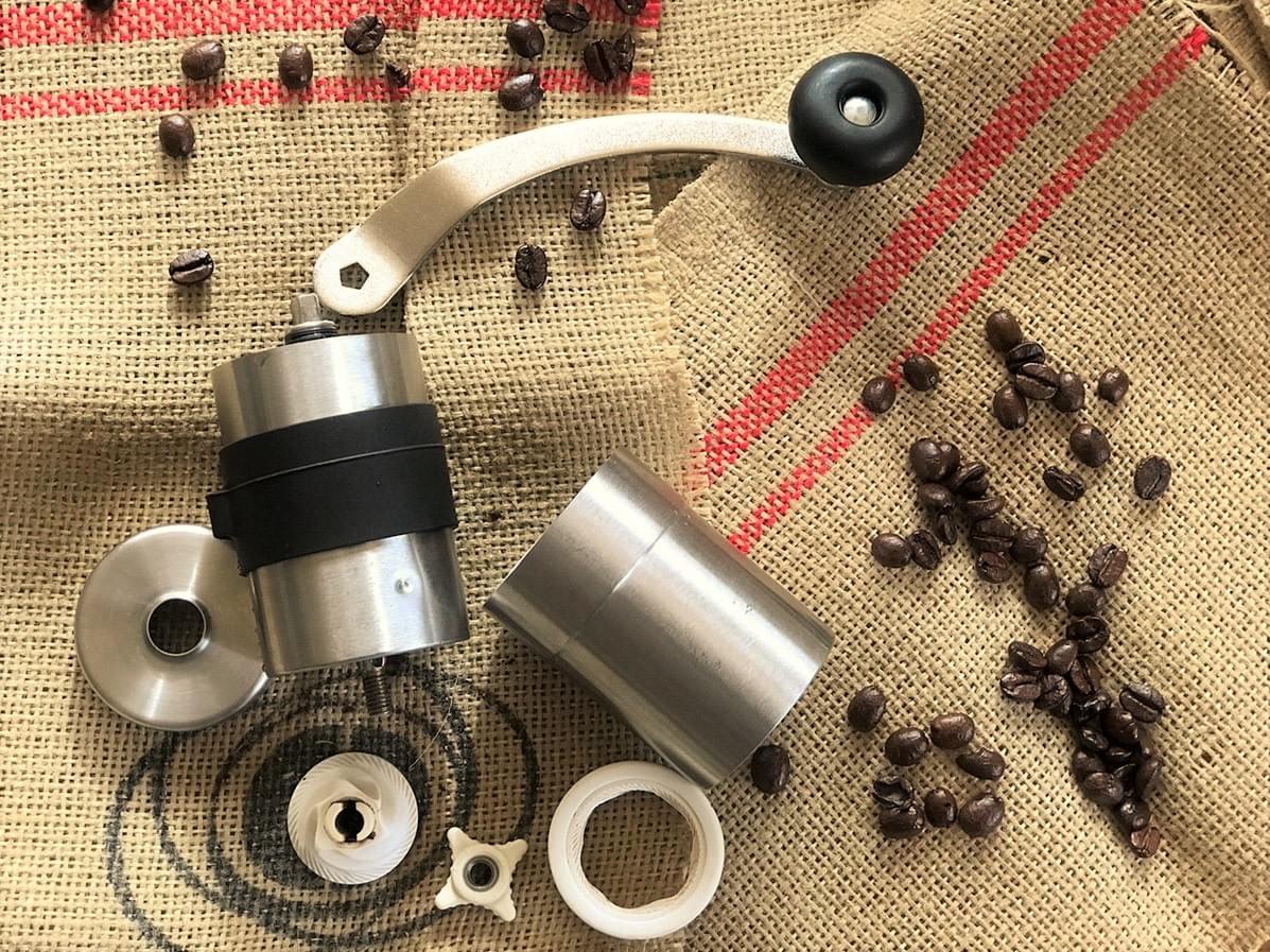 ポーレックスのコーヒーミルはコンパクト設計 ポーレックスのコーヒーミルはコンパクト設計