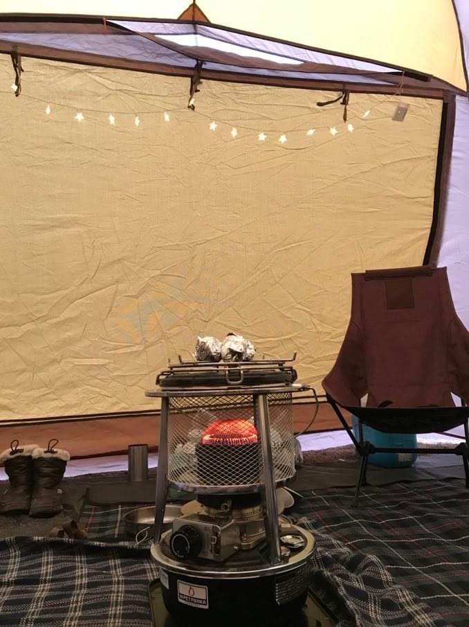 石油ストーブ テントの中 石油ストーブ テントの中
