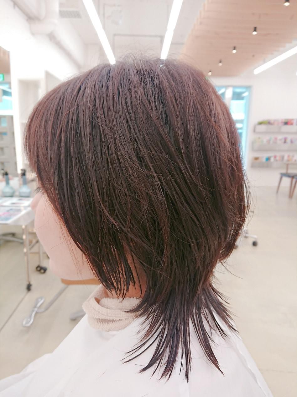 流行りのウルフカットに パーマをかけてみよう~ , ヘアスタイル