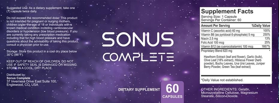 sonus complete supplement ingredients sonus complete supplement ingredients
