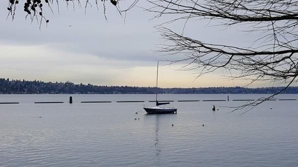 Sailboat at Gene Coulon Beach Memorial Park, Renton, Wash., December 2016 Sailboat at Gene Coulon Beach Memorial Park, Renton, Wash., December 2016