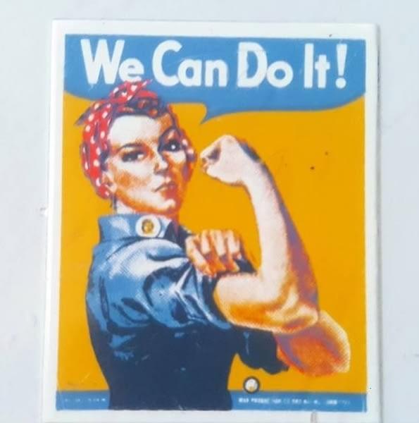 "We can do it" magnet "We can do it" magnet