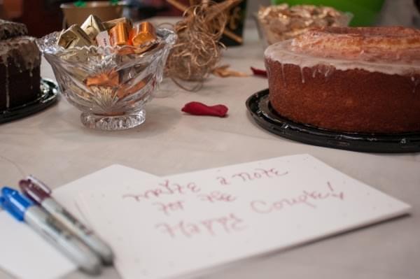 Message cards + treat table for guests 2019 Message cards + treat table for guests 2019
