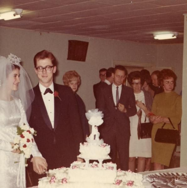 My parents' original maltese cross cake; Mom's colors were red, green, + gold My parents' original maltese cross cake; Mom's colors were red, green, + gold