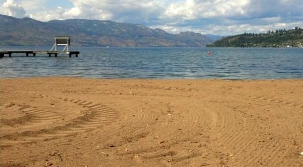 Beach at Kelowna, BC, Canada Beach at Kelowna, BC, Canada
