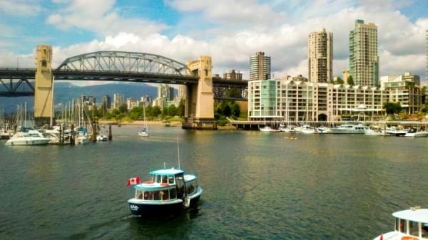 Aquabus ferry at False Creek, Vancouver, BC Aquabus ferry at False Creek, Vancouver, BC