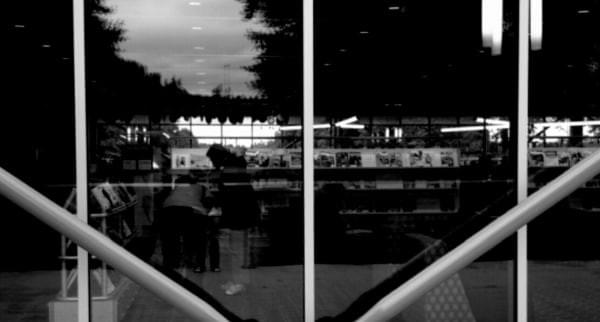 Windows at the KCLS Renton Library at Cedar River, Renton, Wash. Windows at the KCLS Renton Library at Cedar River, Renton, Wash.