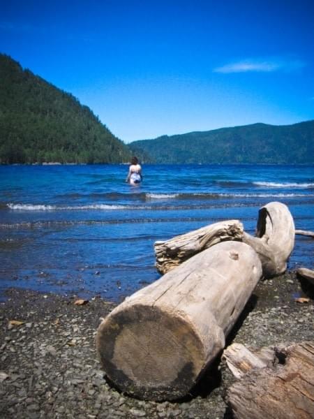 Crescent Lake at Olympic National Park, Wash. Crescent Lake at Olympic National Park, Wash.