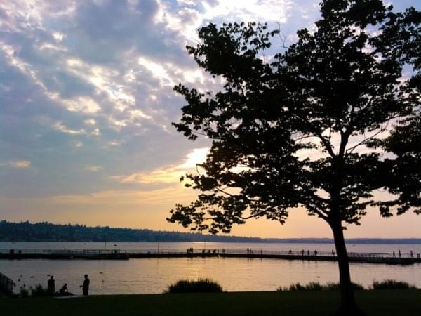 Gene Coulon Memorial Beach Park at Lake Washington, Renton, Wash. Gene Coulon Memorial Beach Park at Lake Washington, Renton, Wash.
