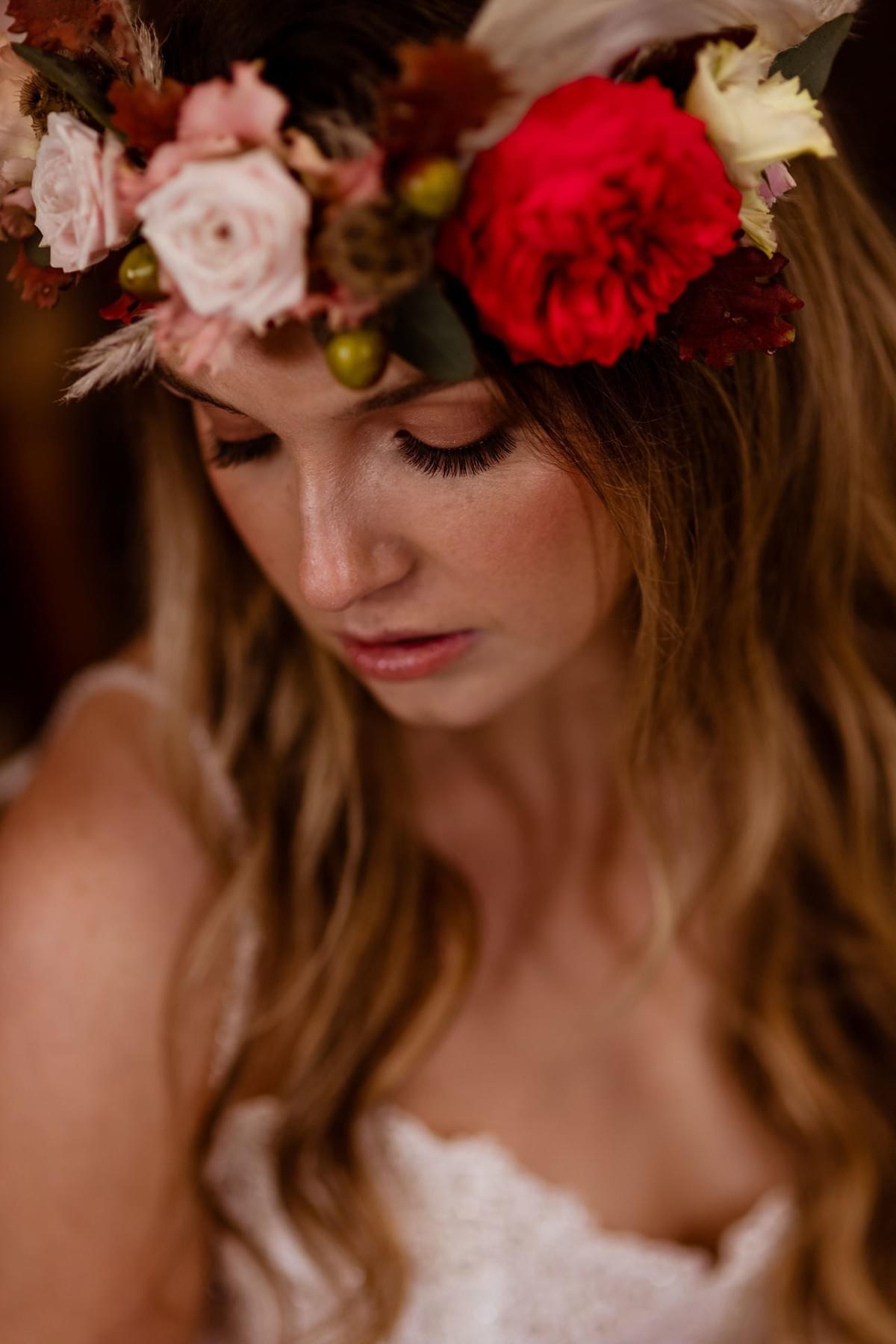 Autumn Bride, flower crown Autumn Bride, flower crown