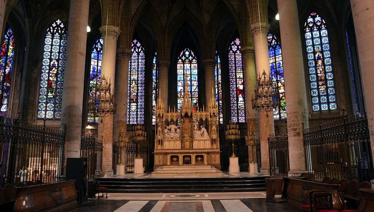 intérieur de l'église saint maurice à lille intérieur de l'église saint maurice à lille