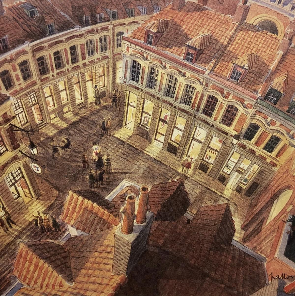 la place aux oignons à lille vue par jean pattou la place aux oignons à lille vue par jean pattou