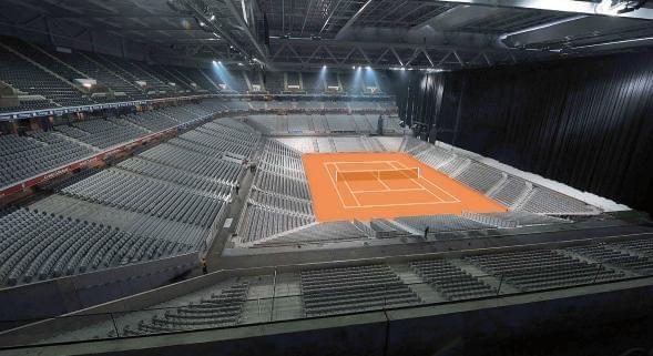Lille grand stade pierre mauroy en format tennis vide Lille grand stade pierre mauroy en format tennis vide