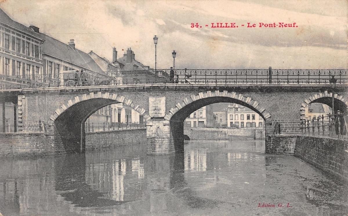 lille le pont neuf au dessus du canal de la basse deule lille le pont neuf au dessus du canal de la basse deule