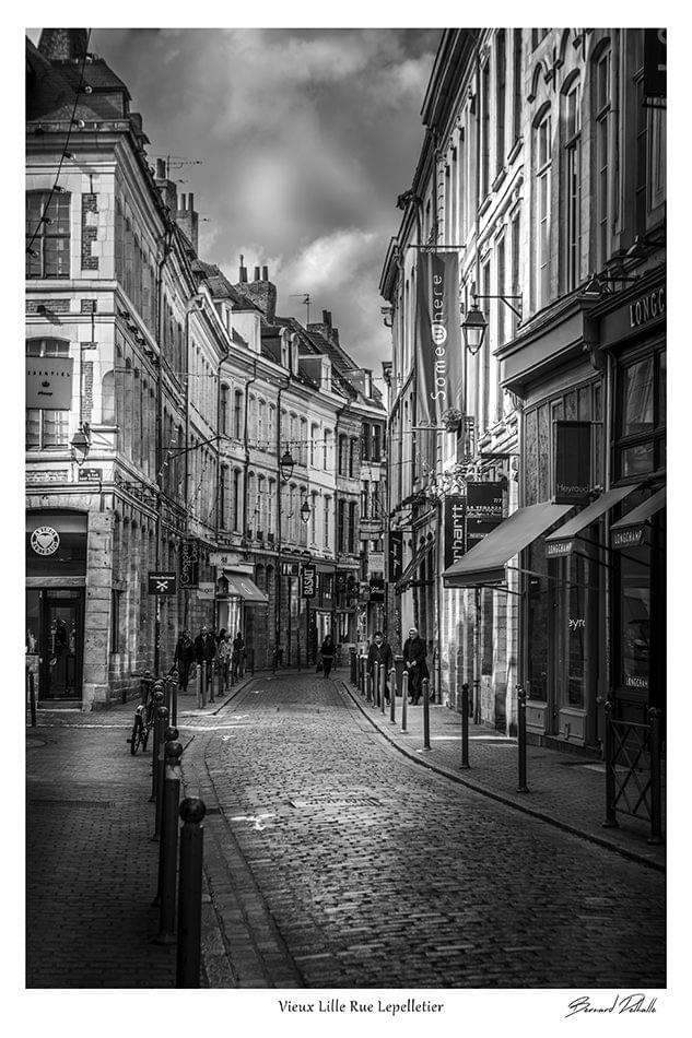 rue lepelletier à lille vue par Bernard Delhalle rue lepelletier à lille vue par Bernard Delhalle