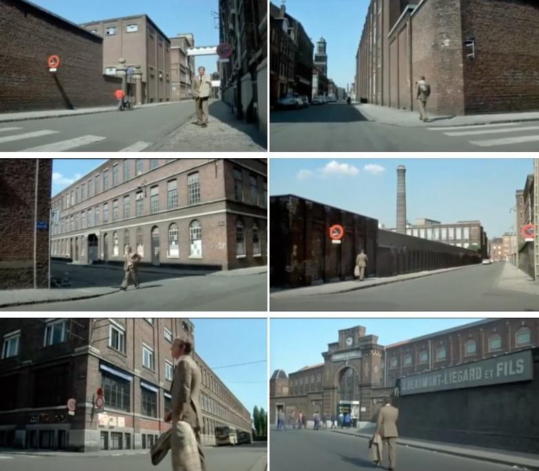 Lille film le corps de mon ennemi avec jean-paul belmondo scène tournée place Déliot, rue de Trévise, rue de Buffon, rue Froissart, rue de Mulhouse et usine Wallaert tournage Lille film le corps de mon ennemi avec jean-paul belmondo scène tournée place Déliot, rue de Trévise, rue de Buffon, rue Froissart, rue de Mulhouse et usine Wallaert tournage