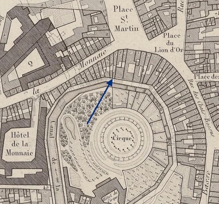 lille place gilleson maison jaune sur un plan de 1820 lille place gilleson maison jaune sur un plan de 1820