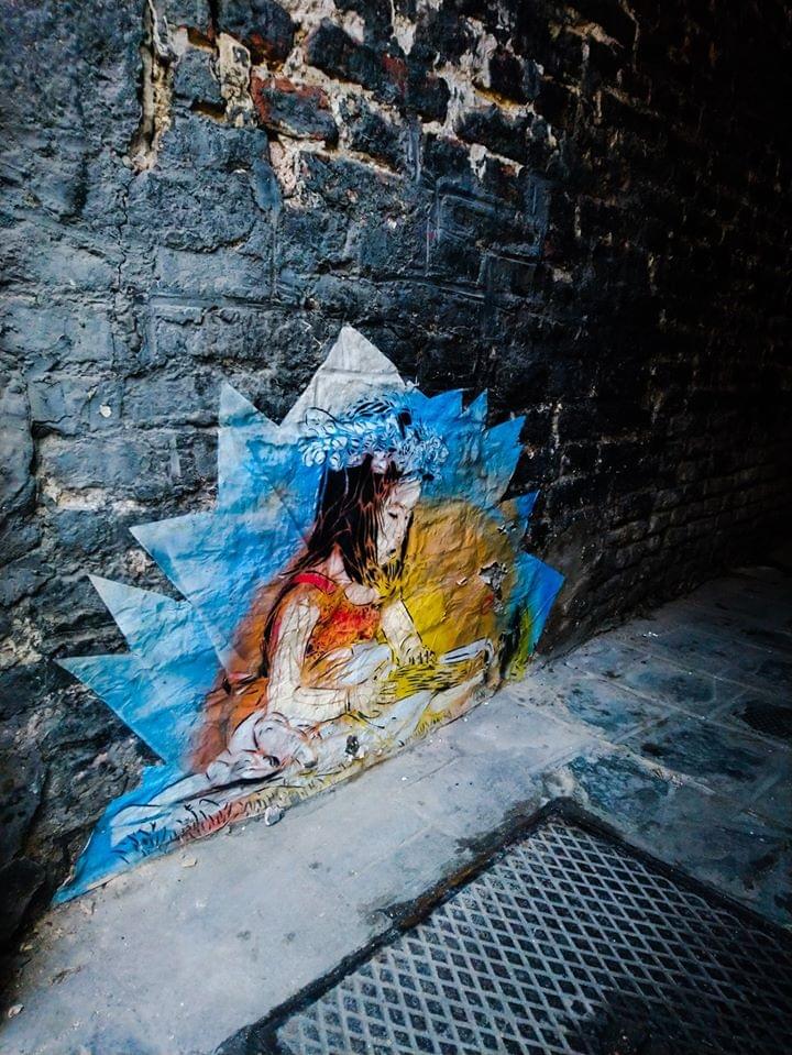 Lille - passage des Trois Anguilles - Street Art par Ouroboros, photo Berurbex Lille - passage des Trois Anguilles - Street Art par Ouroboros, photo Berurbex