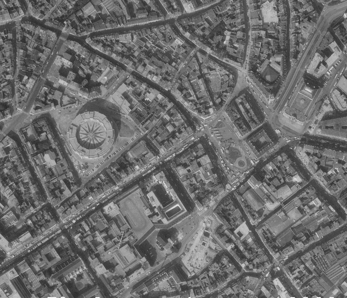 lille diplodocus nouveau siecle vue aerienne du quartier en 1981 lille diplodocus nouveau siecle vue aerienne du quartier en 1981
