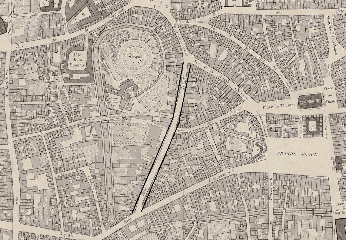 Lille rue basse Plan de 1820 montrant déjà la rue Basse dans sa configuration actuelle Lille rue basse Plan de 1820 montrant déjà la rue Basse dans sa configuration actuelle