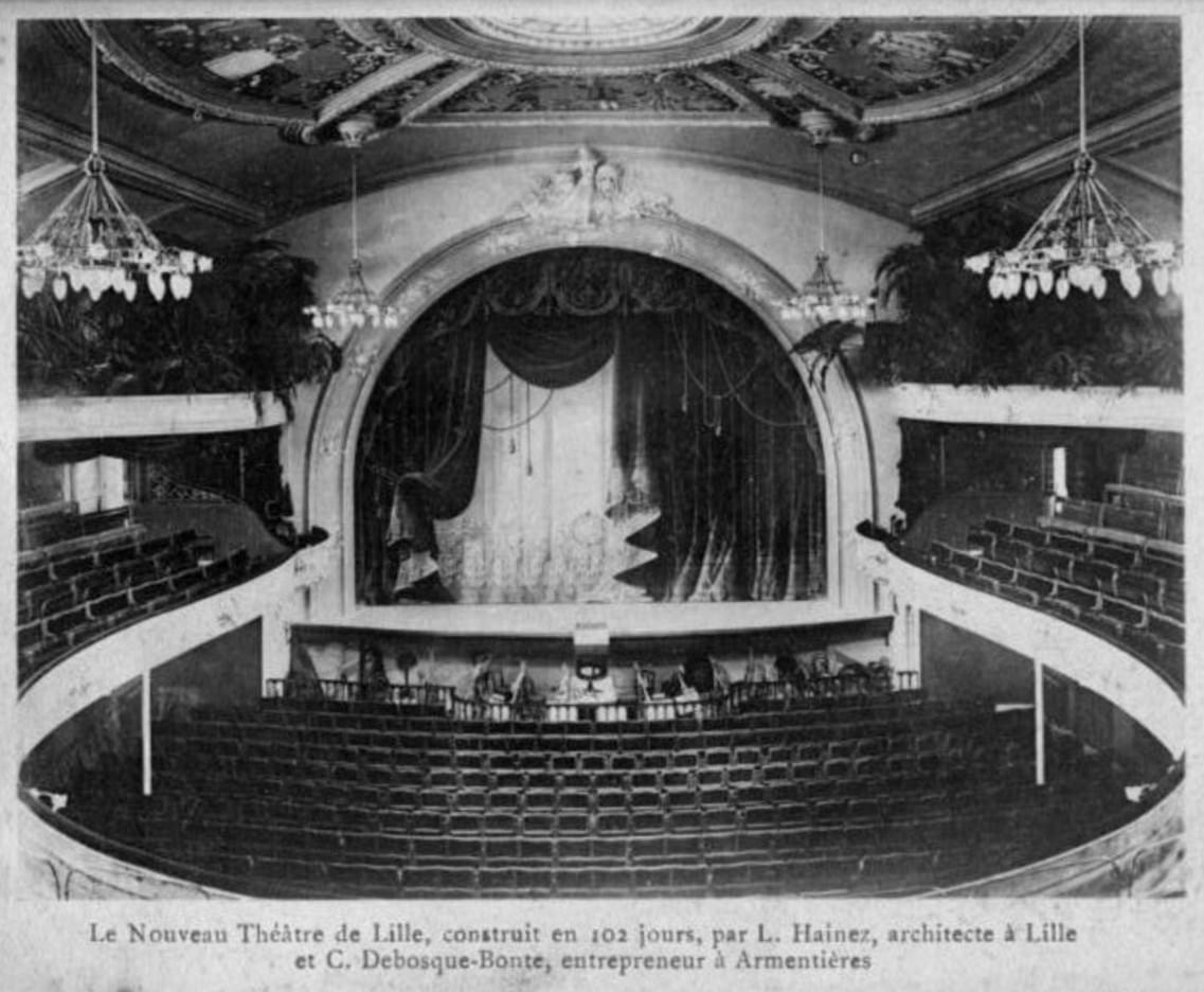 Lille interieur du théâtre sebastopol à son inauguration en 1903 Lille interieur du théâtre sebastopol à son inauguration en 1903