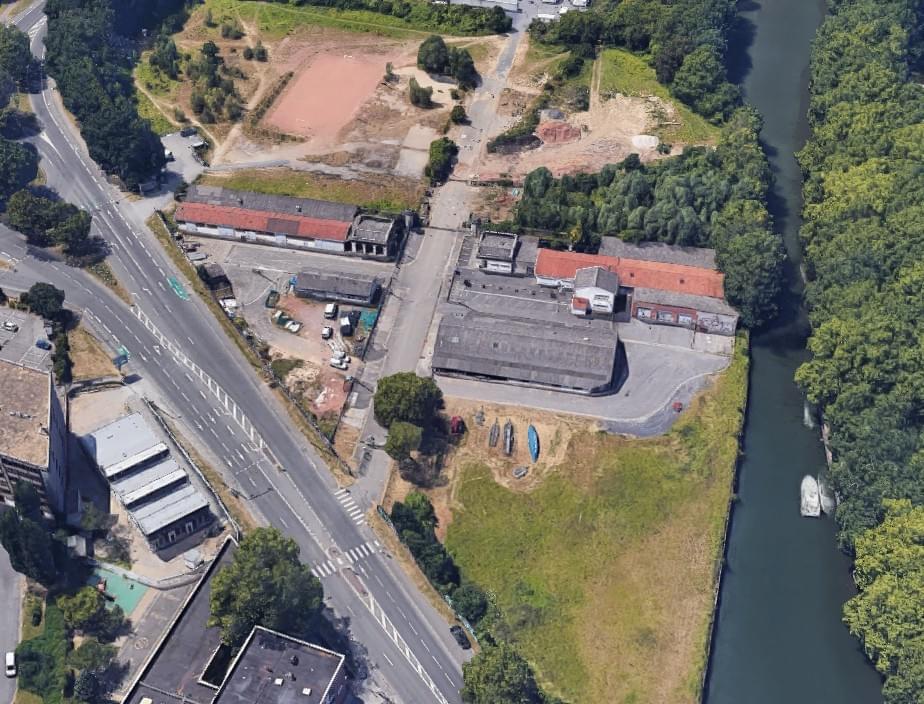 Lille Porte de Dunkerque : vue du ciel en 3D Lille Porte de Dunkerque : vue du ciel en 3D