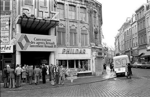 l'ancien cinema et salle de concert ritz au coin de La rue Lepelletier à Lille l'ancien cinema et salle de concert ritz au coin de La rue Lepelletier à Lille