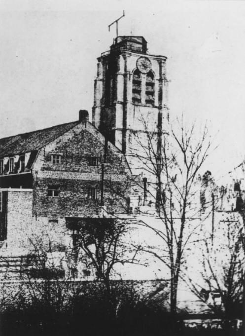 photo eglise Sainte Catherine Lille avec telegraphe chappe sur le clocher photo eglise Sainte Catherine Lille avec telegraphe chappe sur le clocher