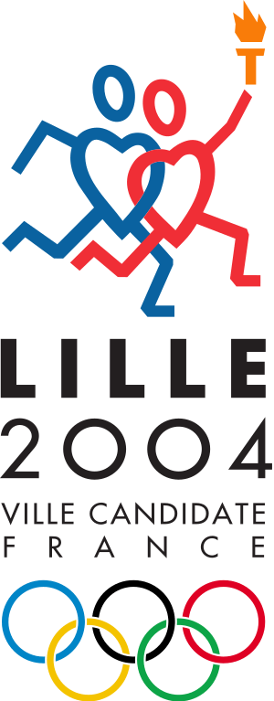 Lille 2004 JO jeux olympiques : logo de la candidature de Lille 2004 Lille 2004 JO jeux olympiques : logo de la candidature de Lille 2004