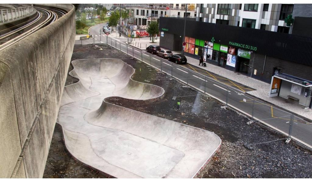 Lille porte de valenciennes bowl du skate parc roller planche Lille porte de valenciennes bowl du skate parc roller planche